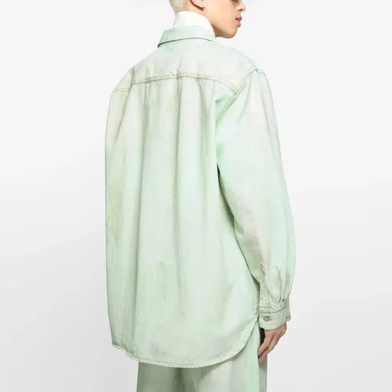Acne Studios SS25 Shirts Unisex Mint Green-3