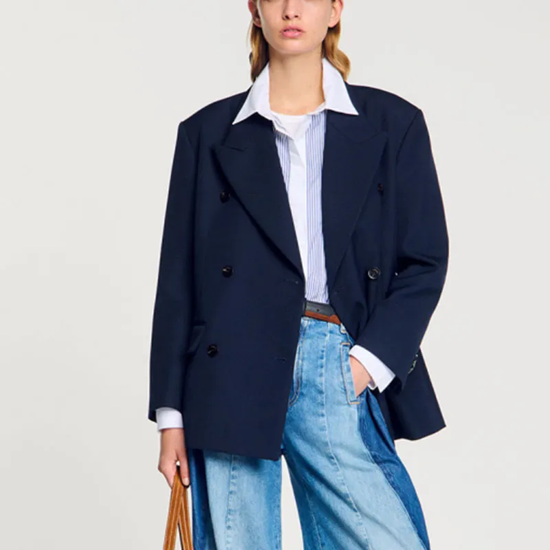 Sandro Twill Blazer-3