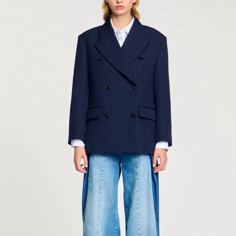 Sandro Twill Blazer-1