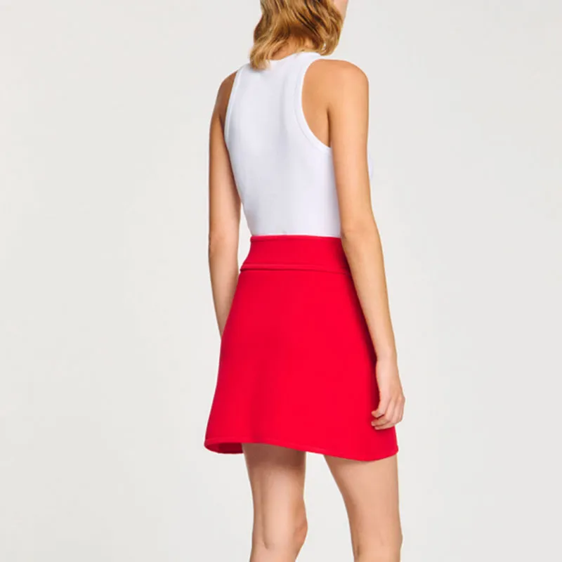Sandro Knitted Mini Skirt-2