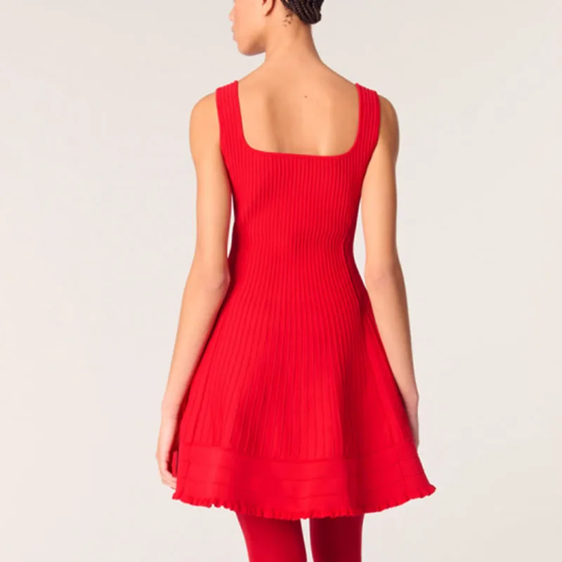 Maje Knitted Mini Dress-2