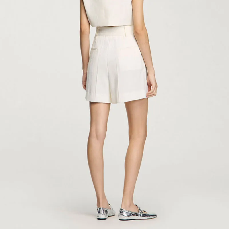 Sandro Sequinned Shorts-2