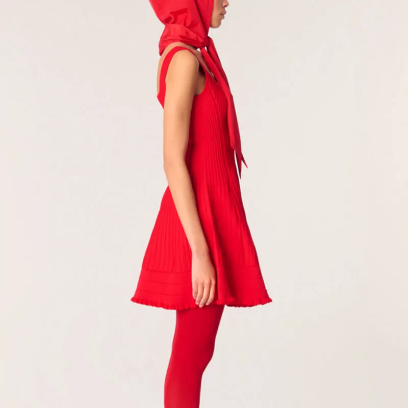 Maje Knitted Mini Dress-3