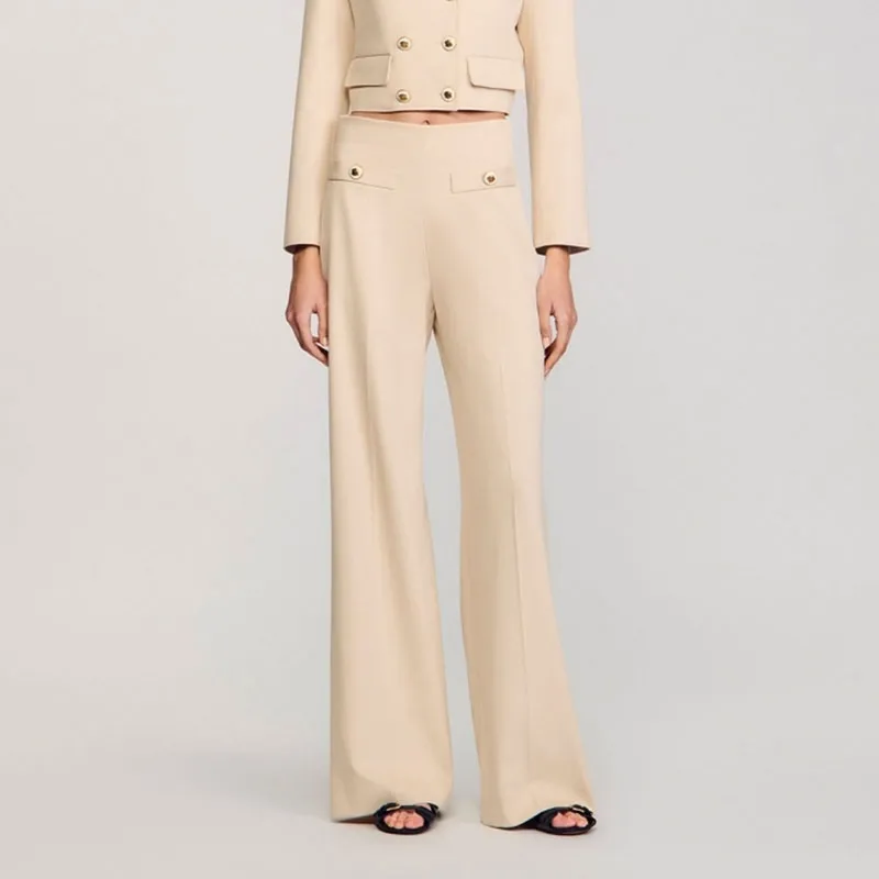 Sandro Tailored Trousers-3