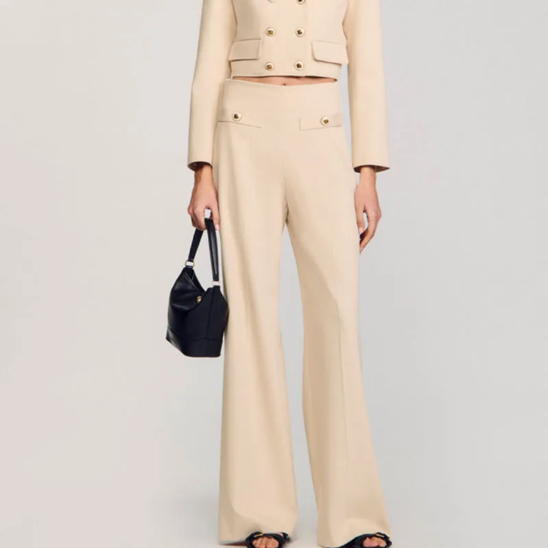 Sandro Tailored Trousers-1