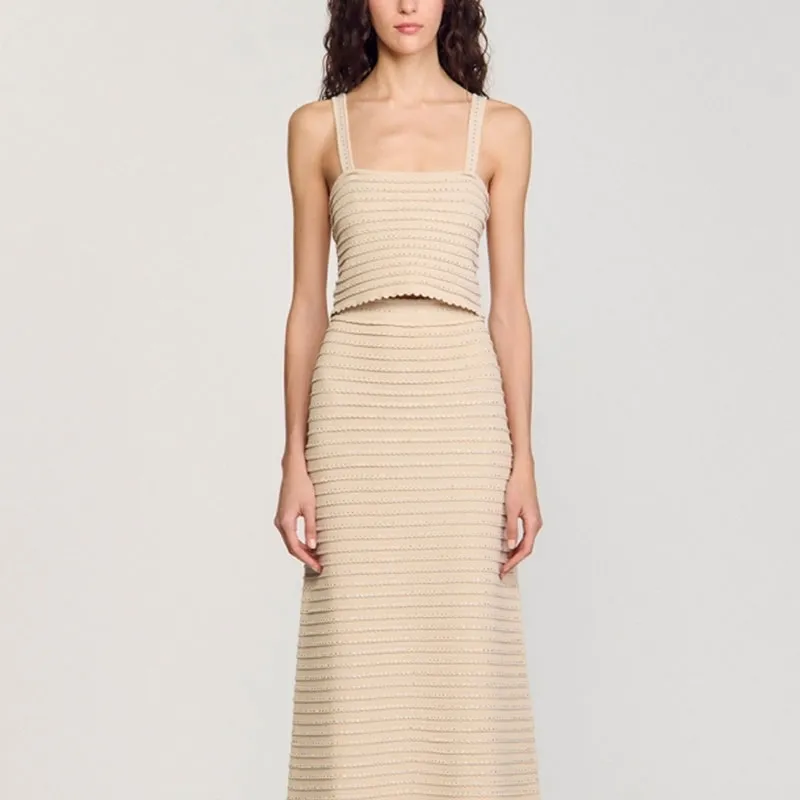 Sandro Sequined Tank Top-1