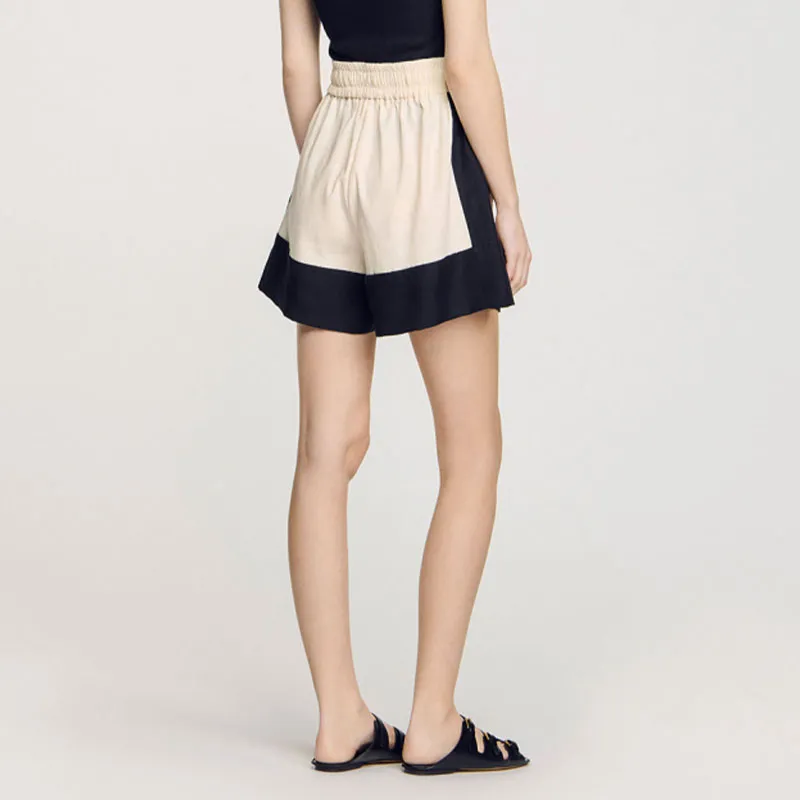 Sandro Two tone Shorts-2