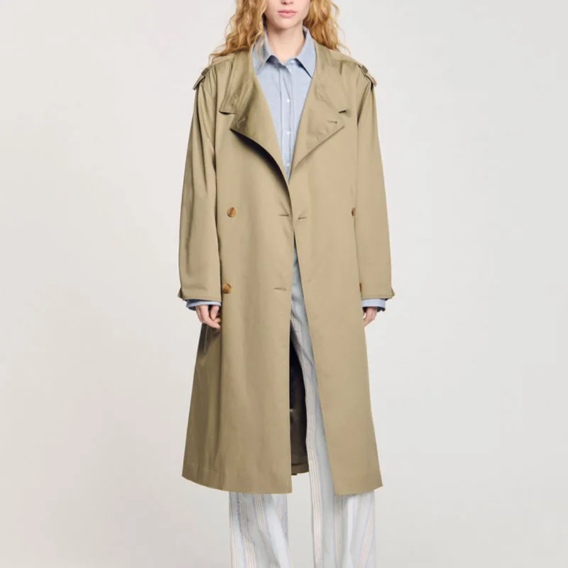 Sandro Belted Trench Coat-1