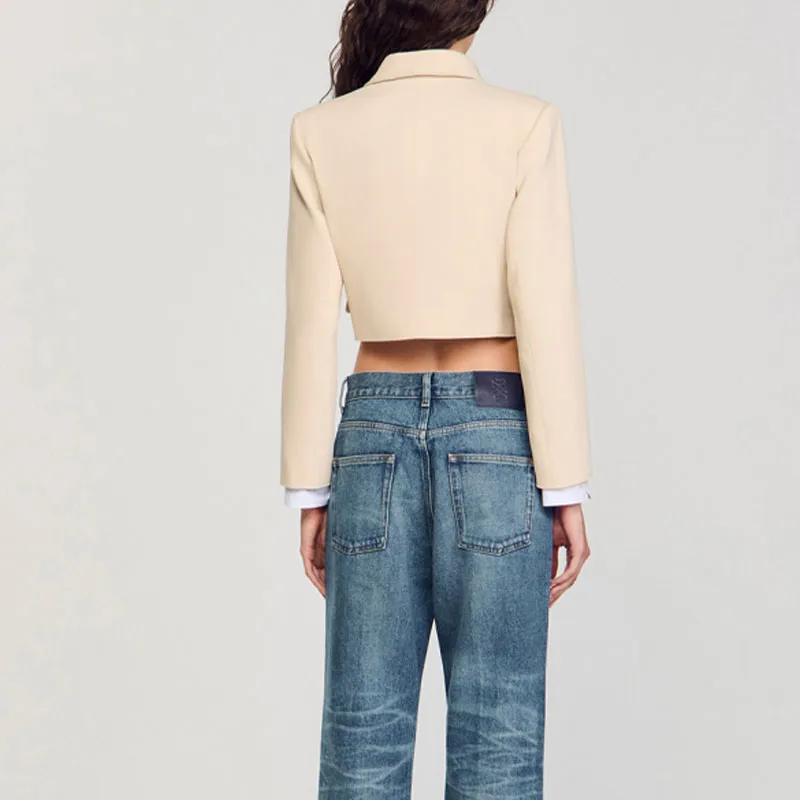 Sandro Cropped Blazer-2