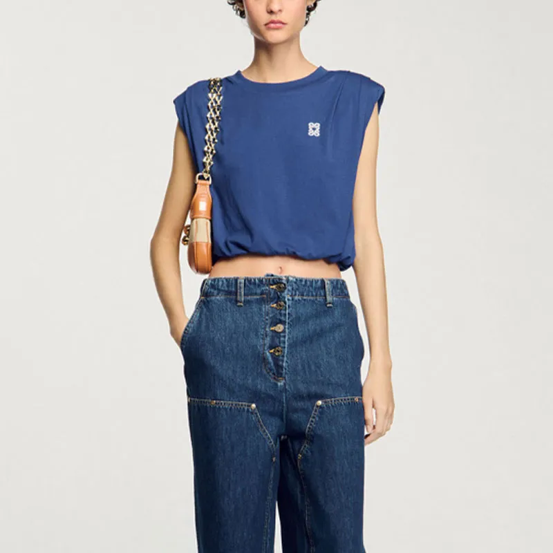 Sandro Draped T shirt-3