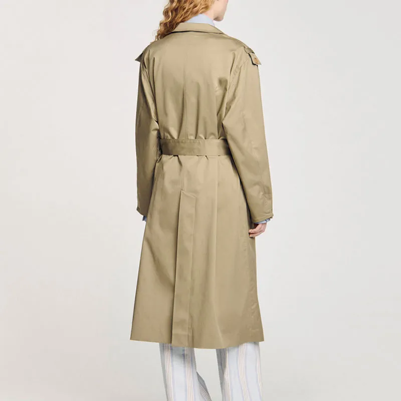 Sandro Belted Trench Coat-2