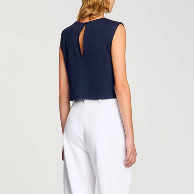 Sandro Bead embellished Vest-2