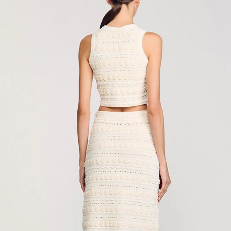 Sandro Crochet Vest-2