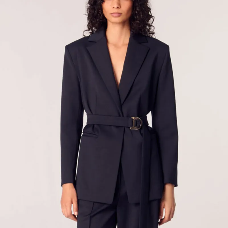 Maje Belted Blazer-1