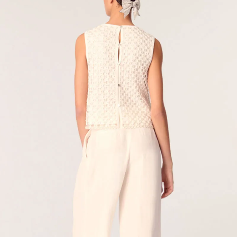 Maje Bead embellished Top-1