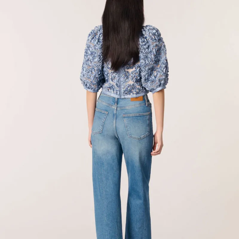 Maje Floral Organza Top-2