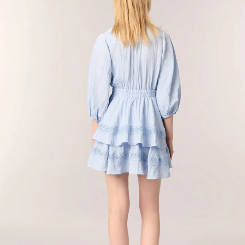 Maje Peplum hem Mini Dress-2