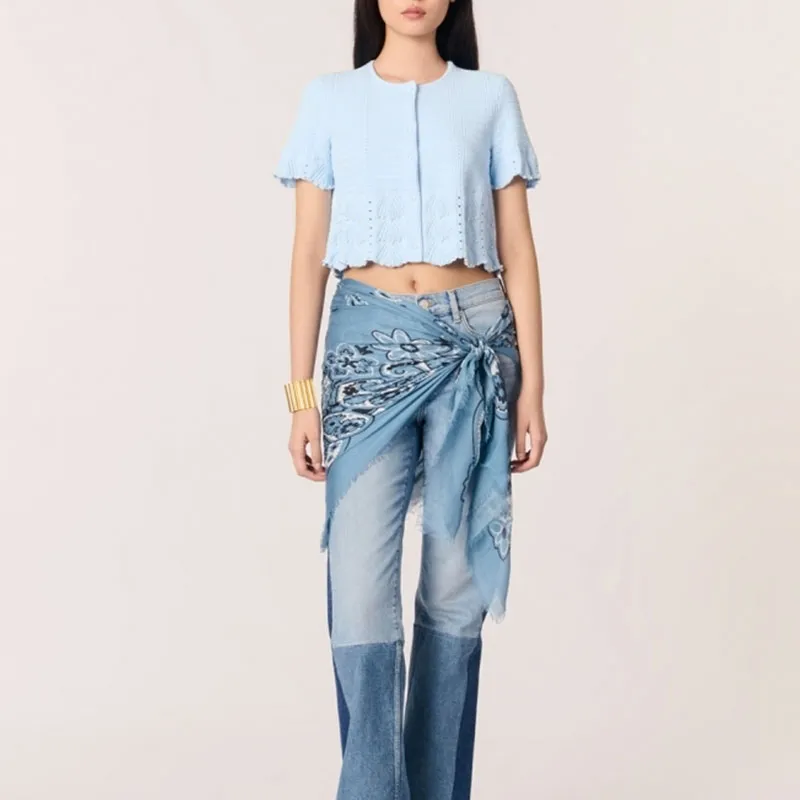 Maje Knitwear Women's Sky Blue-1
