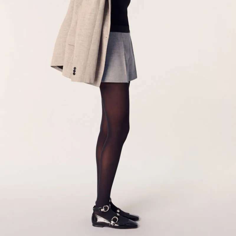 Maje Dart detail Shorts-3