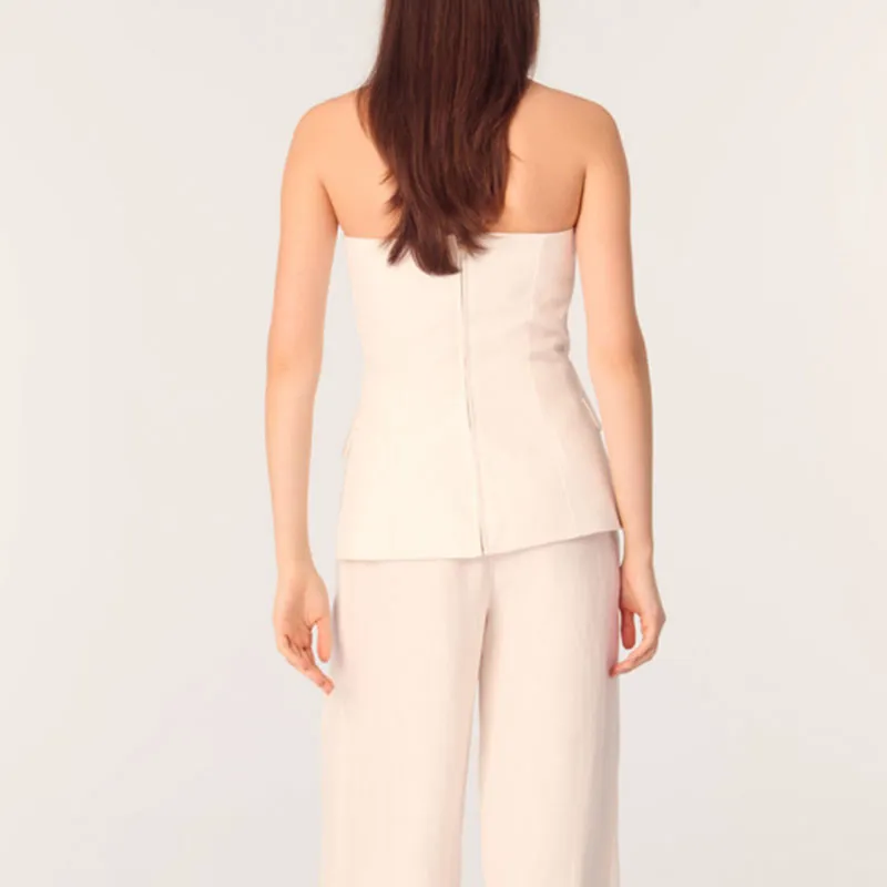 Maje Crystal buttons Top-2