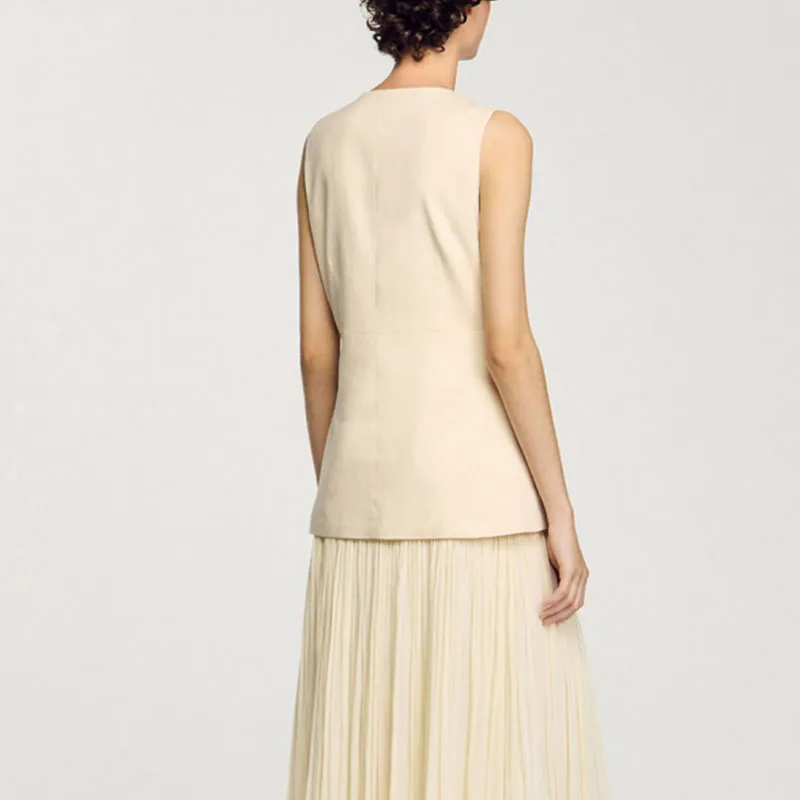 Sandro Dart detail Waistcoat-2