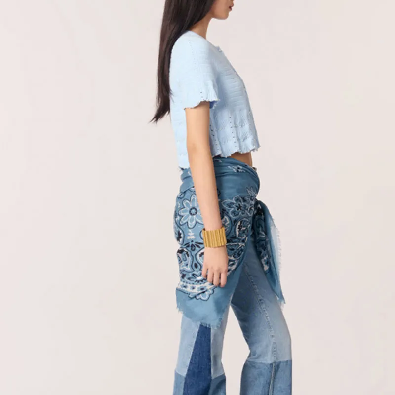 Maje Knitwear Women's Sky Blue-3