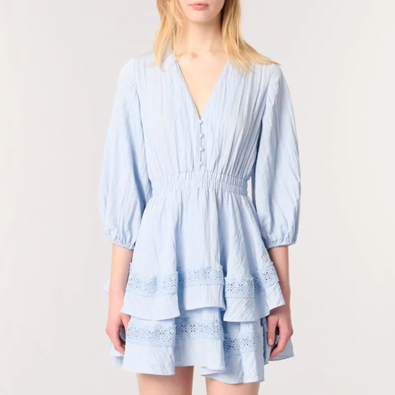 Maje Peplum hem Mini Dress-1
