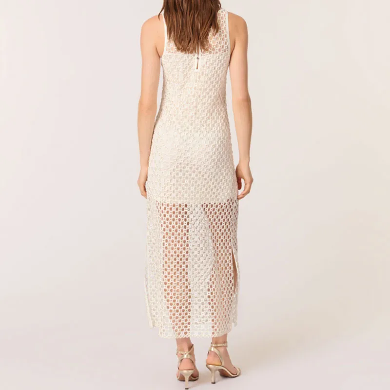 Maje Sleeveless Dress Women's White-2