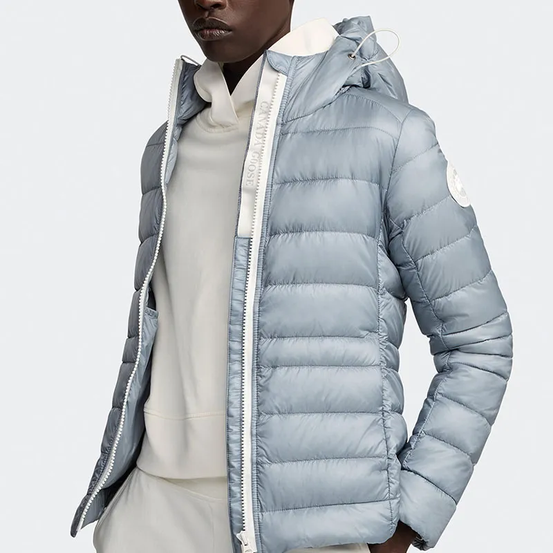 Canada Goose Logo Patch Hooded Padded Jacket-1