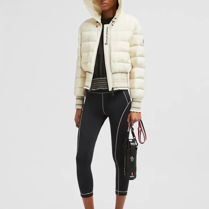 Moncler Down Jacket Women's Ivory White-3