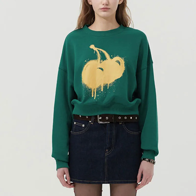 Kirsh SS25 Sweatshirt Women's Dark Green-1