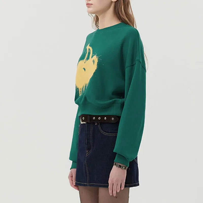 Kirsh SS25 Sweatshirt Women's Dark Green-4