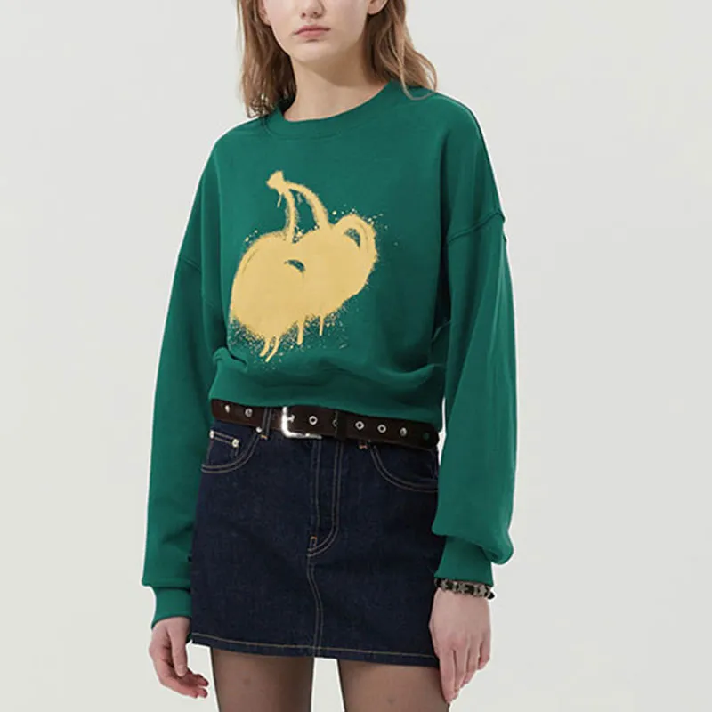 Kirsh SS25 Sweatshirt Women's Dark Green-2