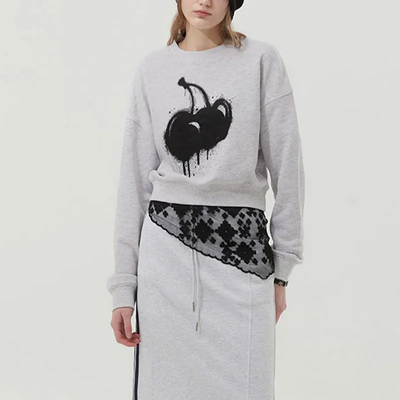 Kirsh SS25 Sweatshirt Women's Mixed Color Gray-2