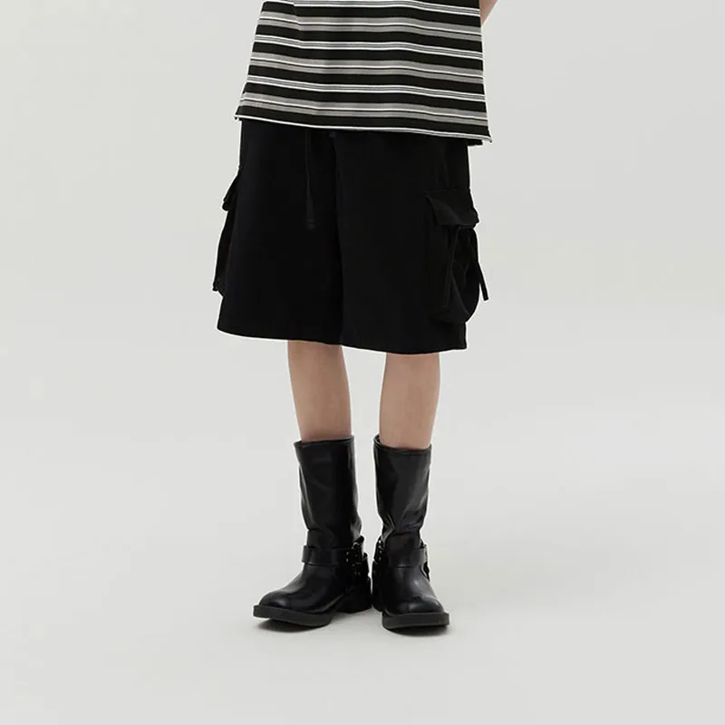 Kirsh SS25 Cargo Shorts Women's Black-3