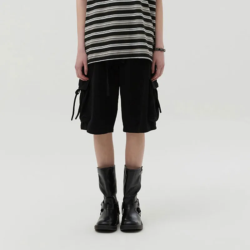 Kirsh SS25 Cargo Shorts Women's Black-1