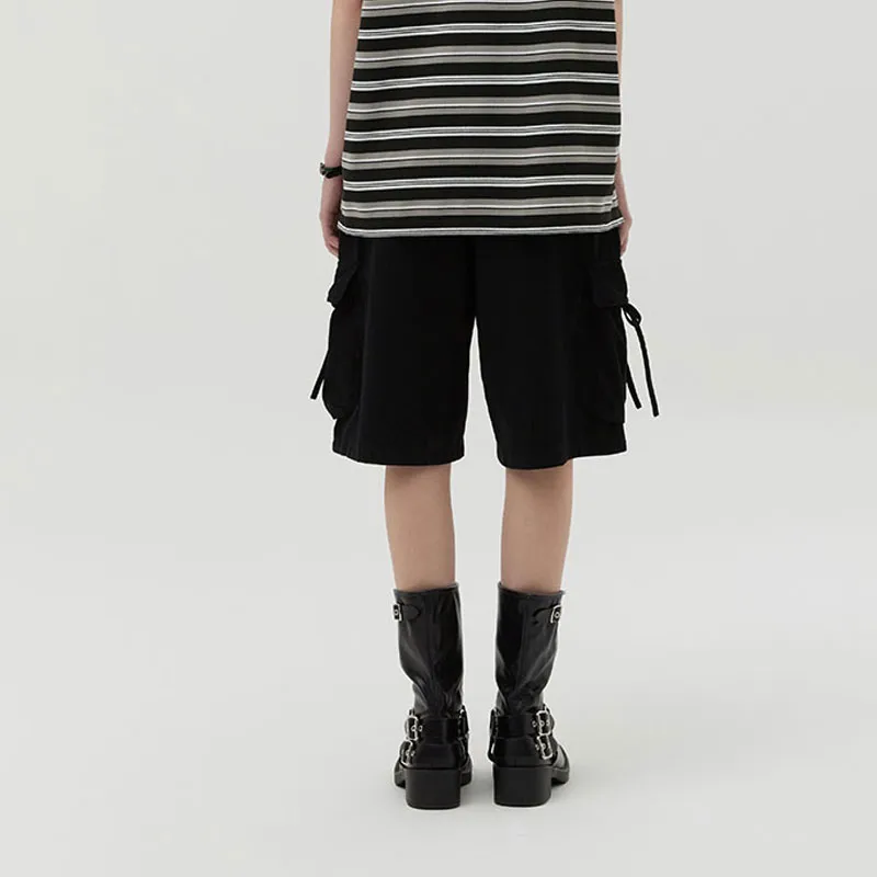 Kirsh SS25 Cargo Shorts Women's Black-2