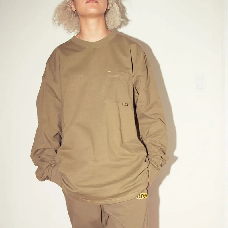 Drew House Basic L/s Pocket Tee-2