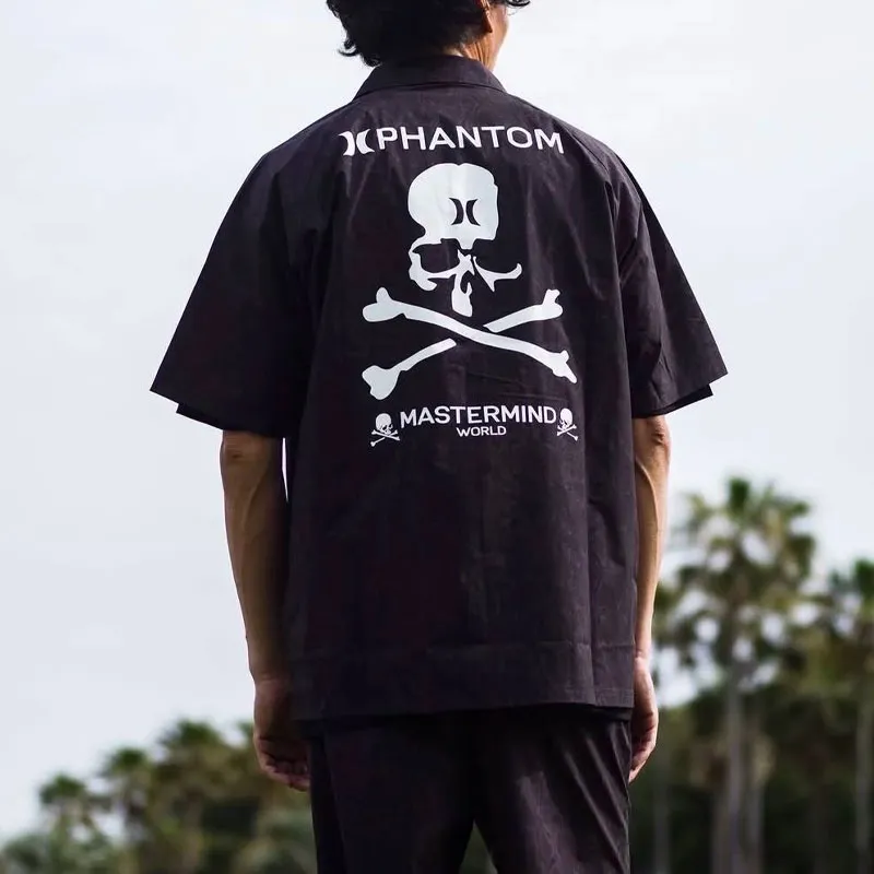 Hurley X MASTERMIND WORLD Shirts Unisex Black-2