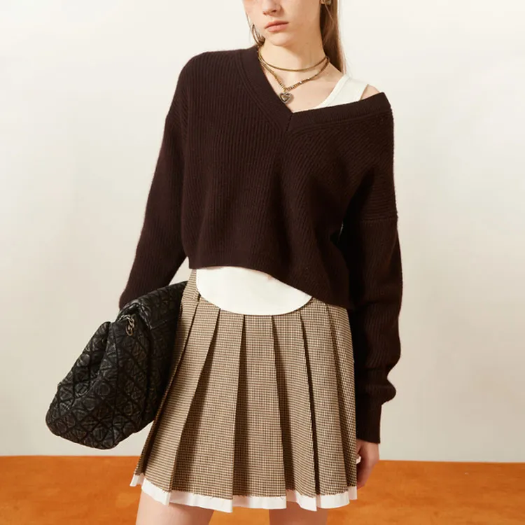 AIVEI Casual Suits Women's Set Coffee/7100-1