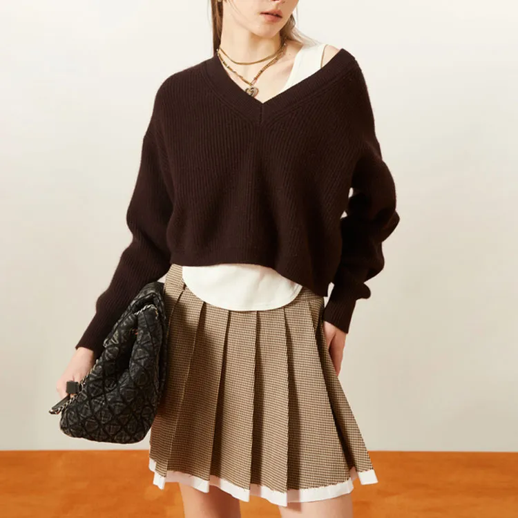 AIVEI Casual Suits Women's Set Coffee/7100-2