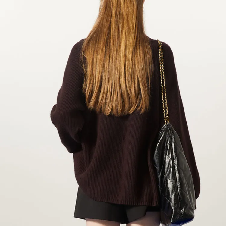 AIVEI Sweaters Women's Coffee/7100-2