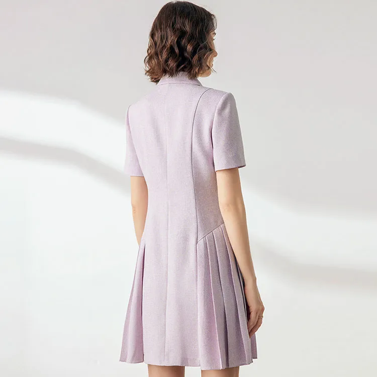Famanxuan Short Sleeved Dress Women's-0