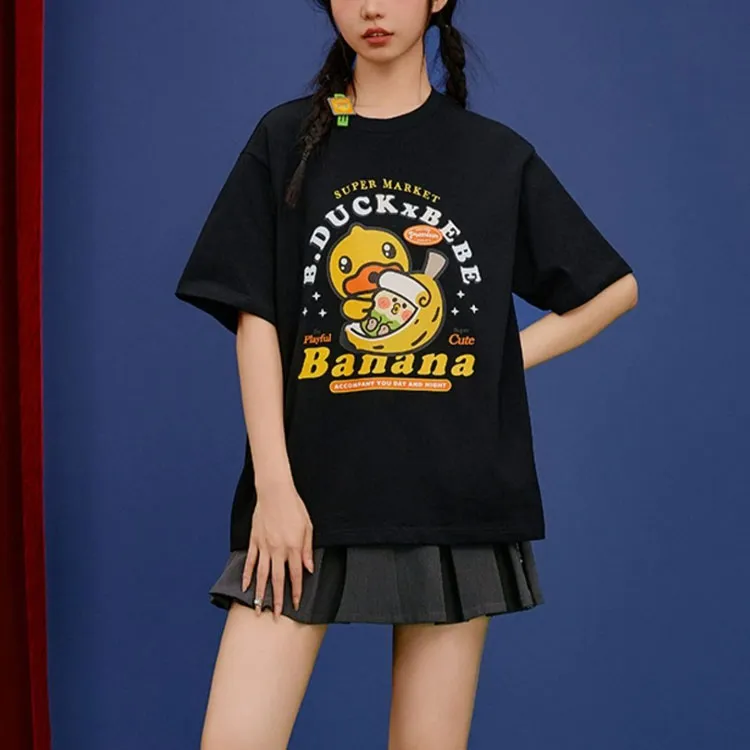 B.Duck x Bebe T-Shirt Women's Black-3