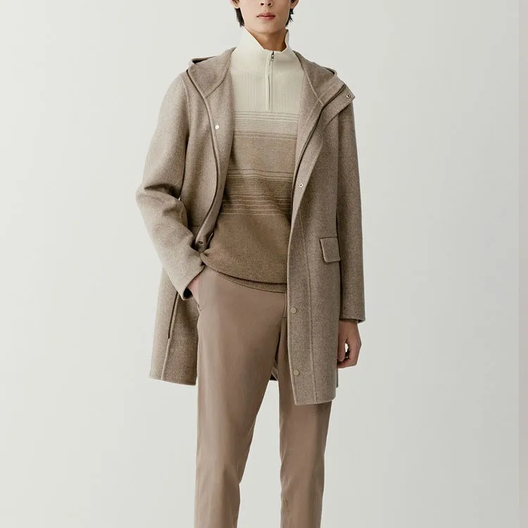 ICICLE Coats Men Beige Camel-1
