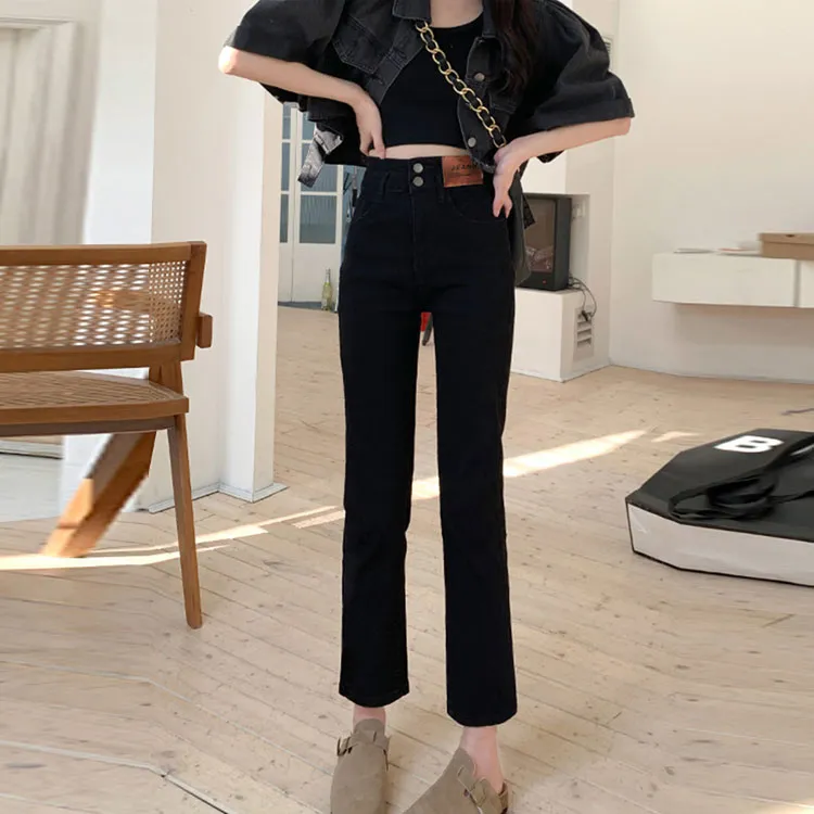 THEA Jeans Women's Black-1