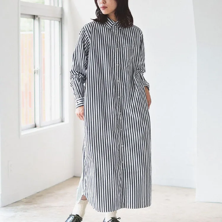 Beams Long Sleeved Dress Women's Black-2