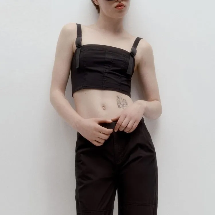 ZARA Camisoles Women's Black-2