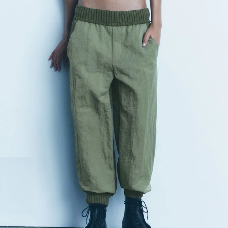 ZARA Casual Pants Women's Khaki-2