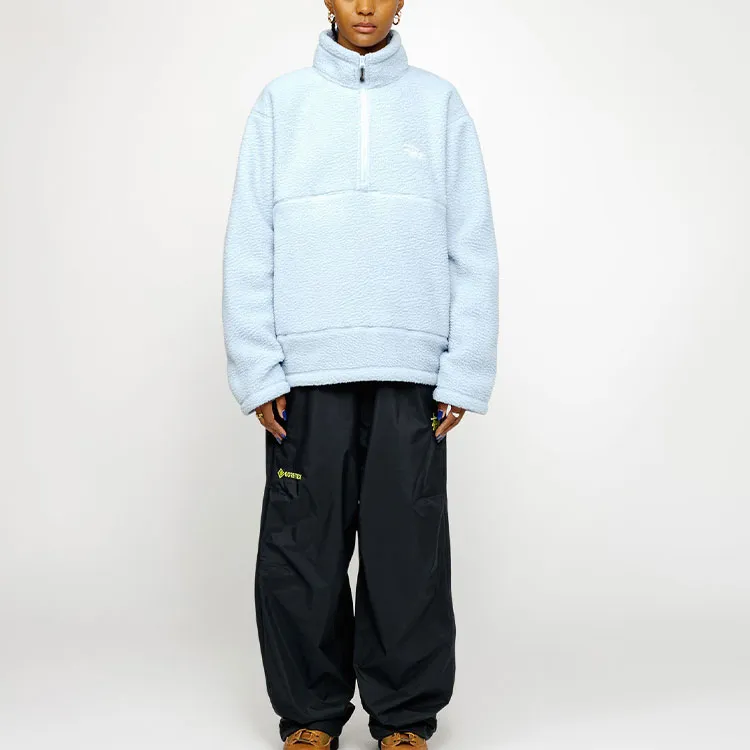 Stussy Half Zip Mock Polar Fleece Hoodie-7